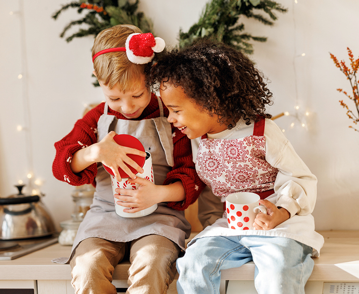 Holiday scene with children