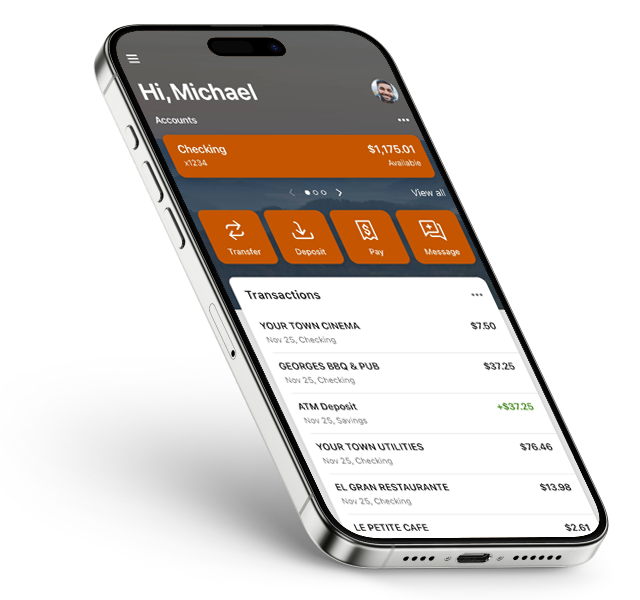Sample App Screen on a Phone