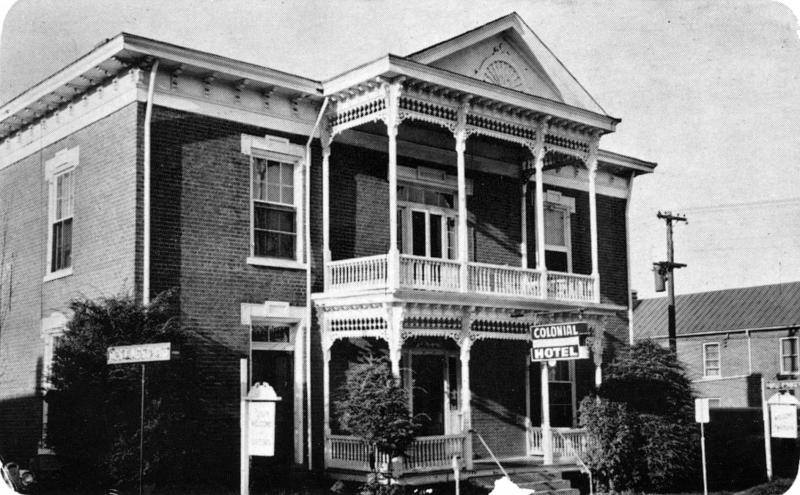 The Green Hotel building circa 1900.
