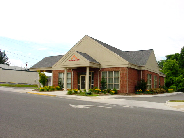 Christiansburg branch office building.
